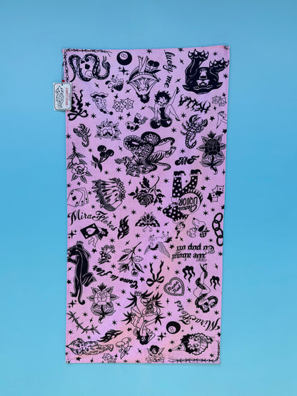 Pink Flash Beach Towel