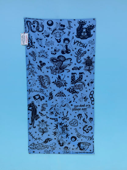 Blue Flash Beach Towel