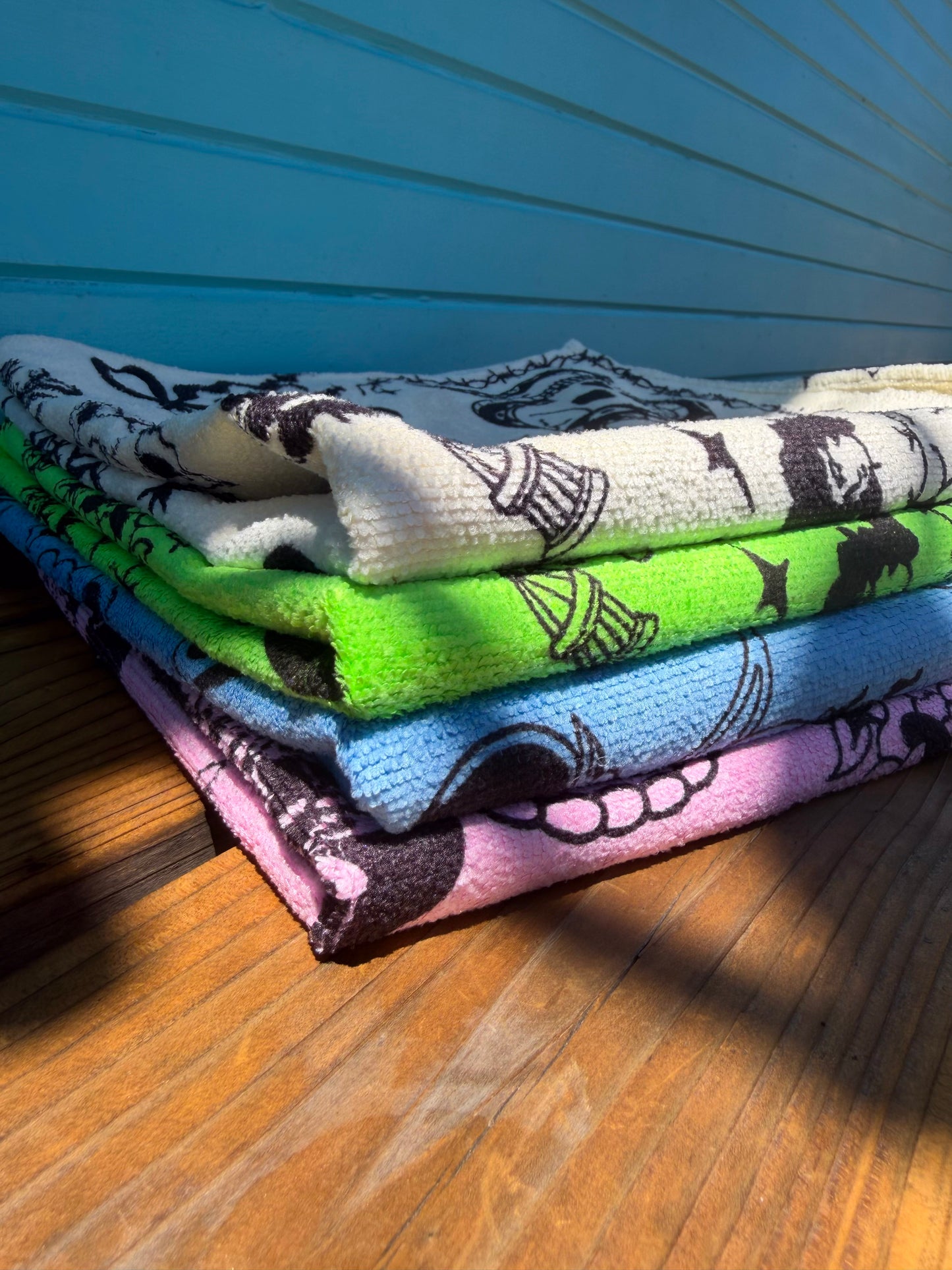 Pink Flash Beach Towel