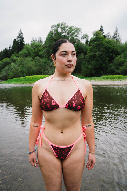 Flash Bikini Brown & Pink