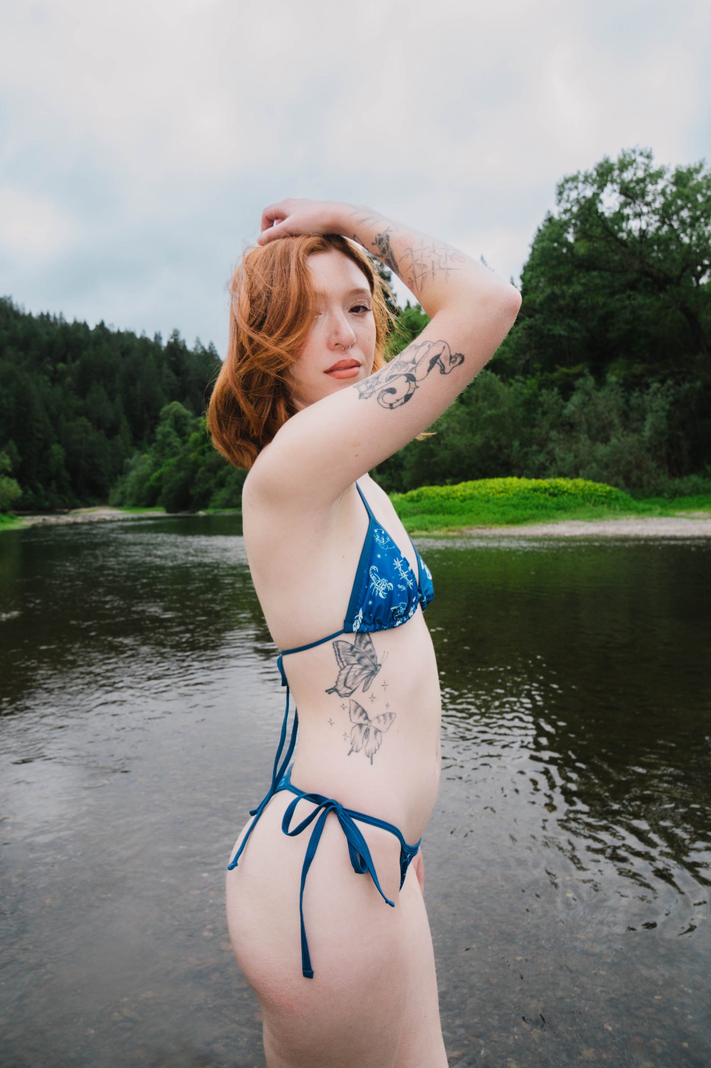 Flash Bikini Blue & White