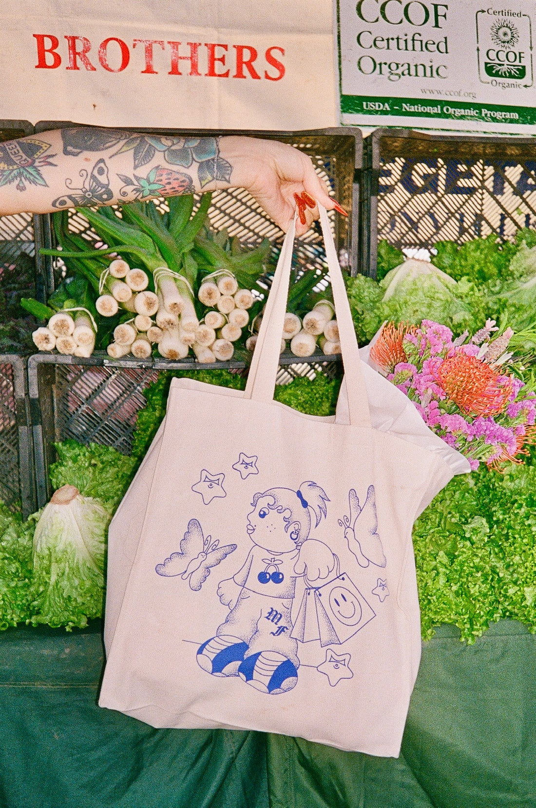 Large Tote Bag by Ellie x Mira flores