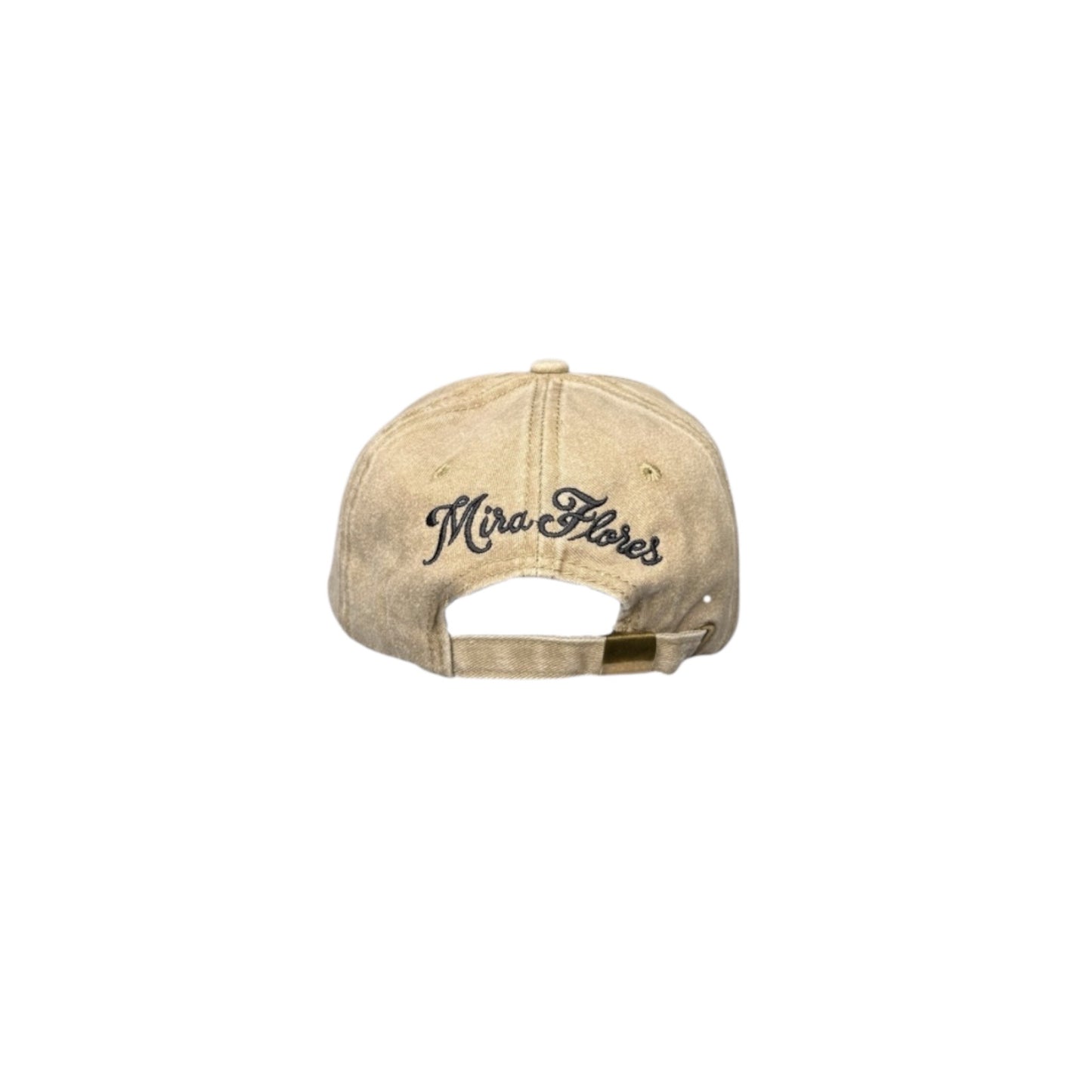 Cream Miraflores Logo Hat