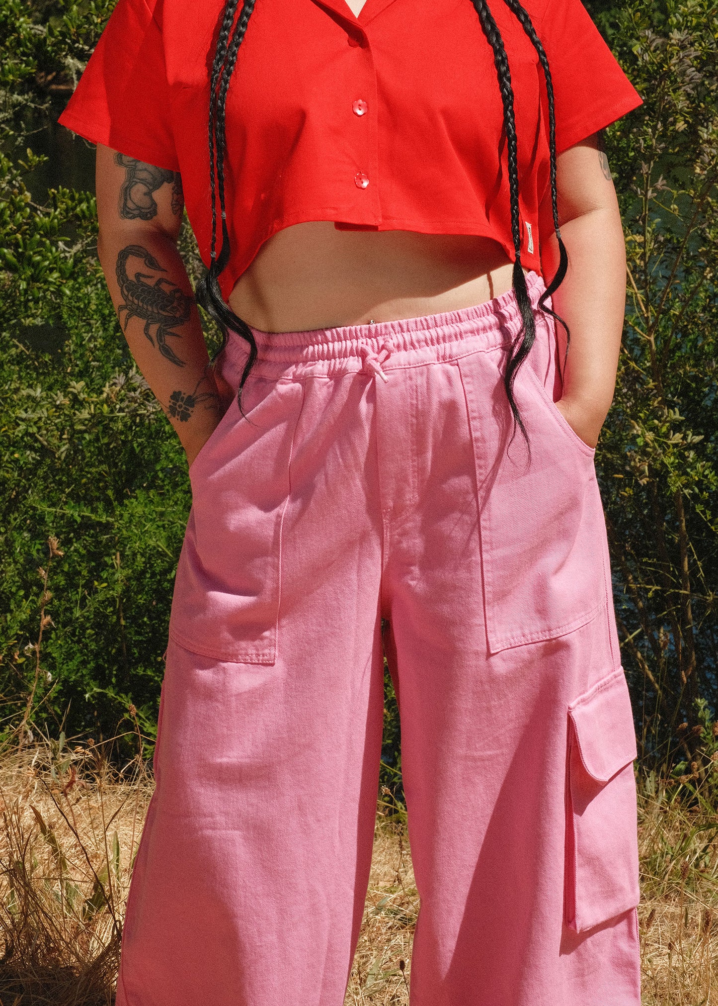 Pink Work Pants