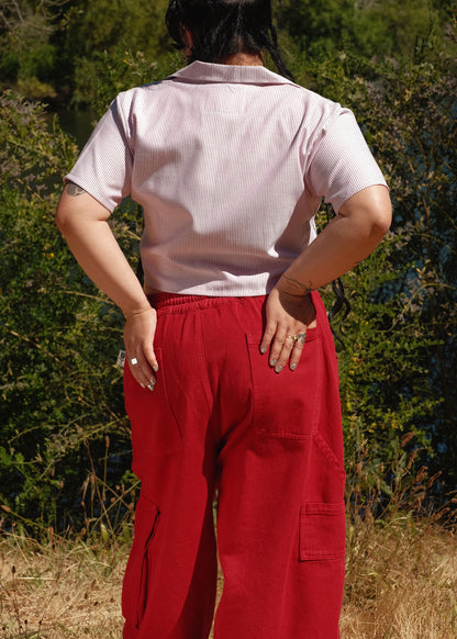 Red Work Pants