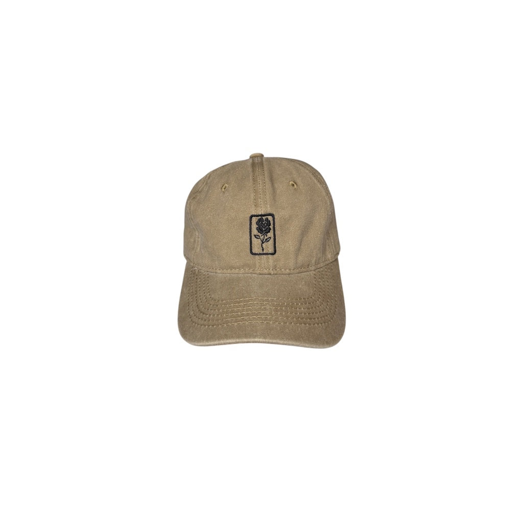 Cream Miraflores Logo Hat
