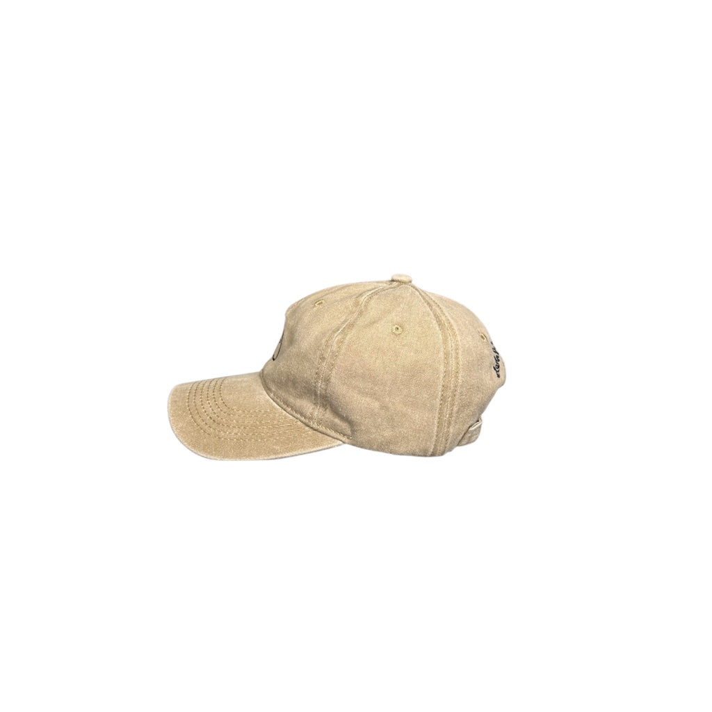 Cream Miraflores Logo Hat